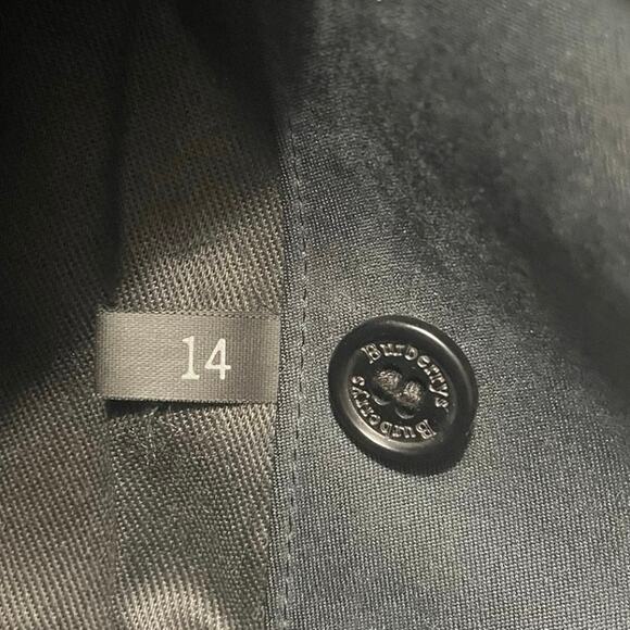 EUC- Vintage Burberry's Of London Graphite Maxi Overcoat - Picture 6 of 9